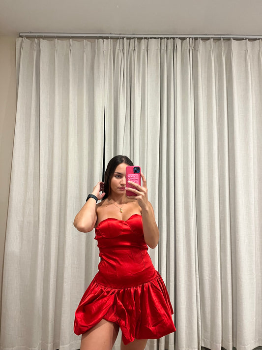Red dress