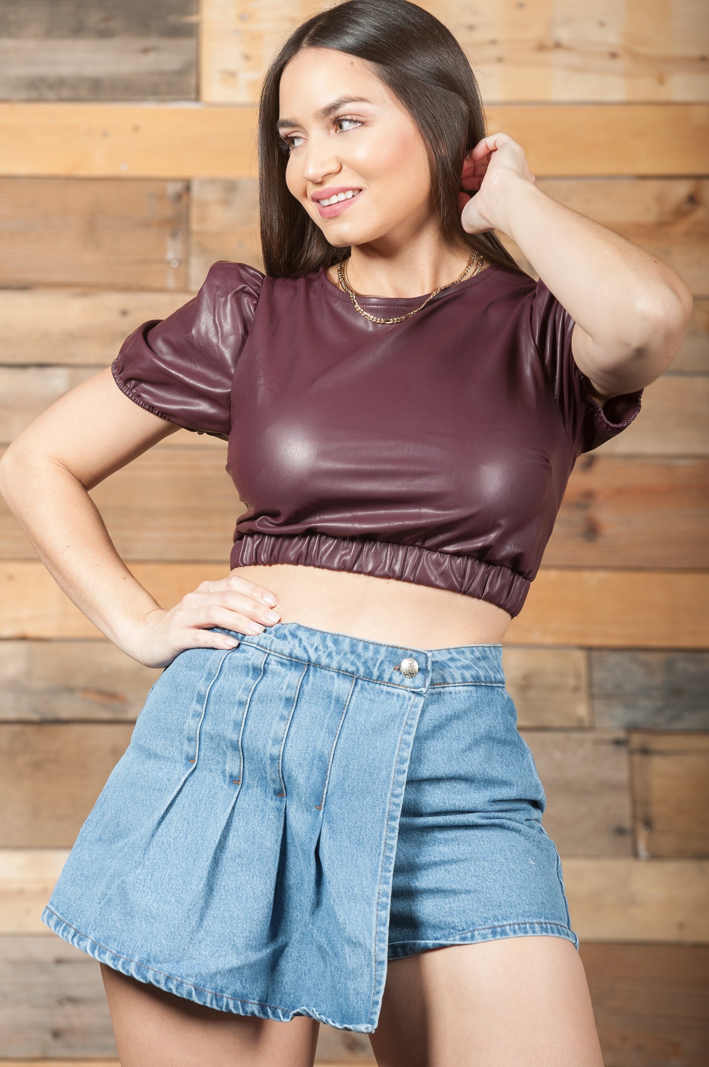 DENIM SHORT