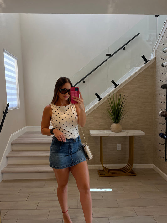 Denim skirt