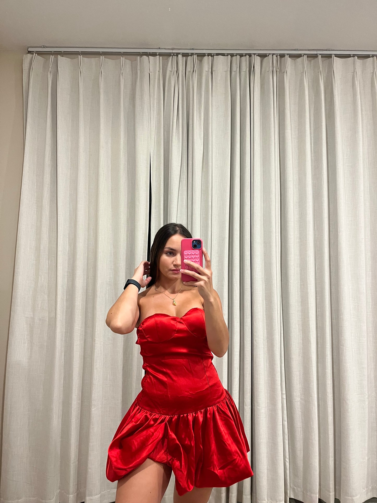 Red dress